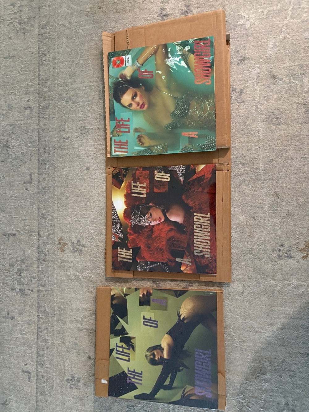 The life of a showgirl vinyl lot, Taylor Swift